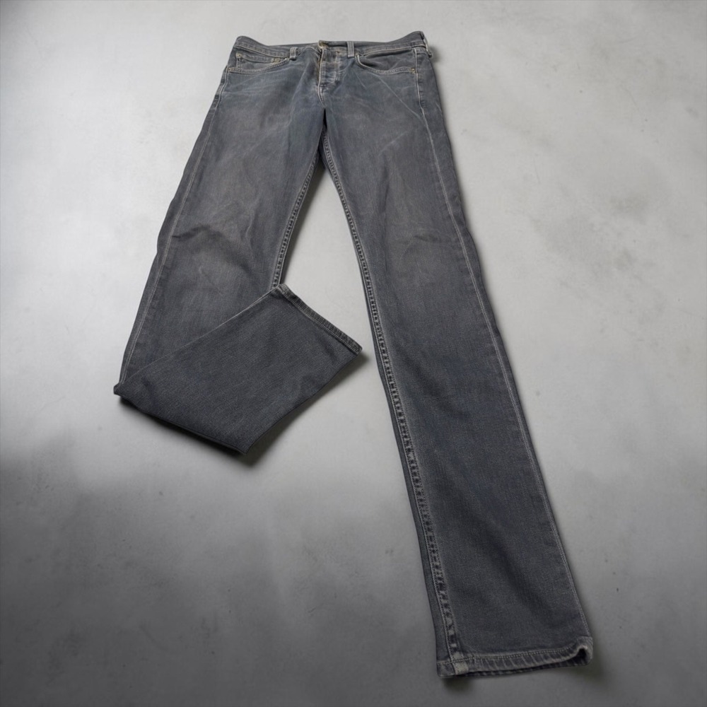 Rag & Bone Fit 2 Slim Jeans Mens 30 Minna Grey Blue Button Fly M1223K510MIN